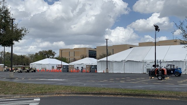 Officials set up federal vaccination site in Orlando, gear up for Wednesday's opening