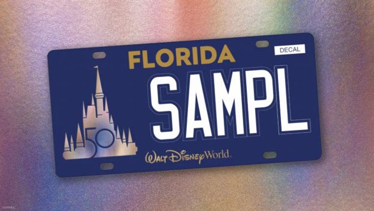 Walt Disney World license plate