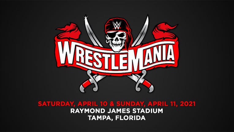 wrestlemania tampa logo