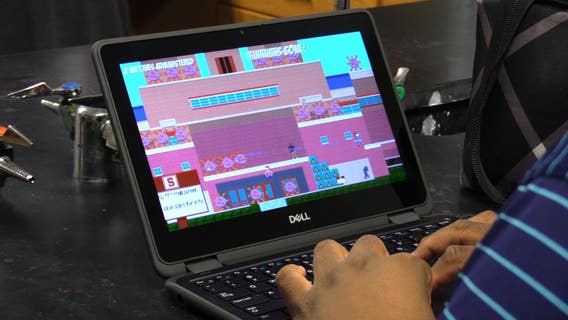 ‘Just kill virus man': Seabreeze teacher creates COVID-19-fighting game for students