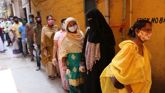 India sets another global daily record of 379K new COVID-19 cases as lines of ambulances wait at crematoriums