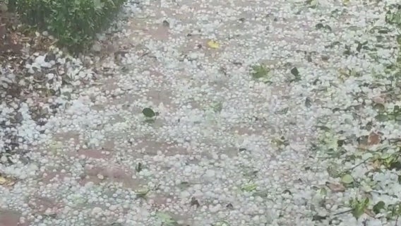Hail surprises residents in Central Florida