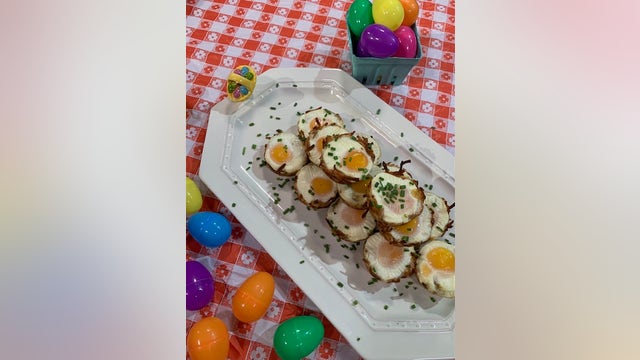 Easter breakfast: Allison's Robin's Nest Breakfast Cups