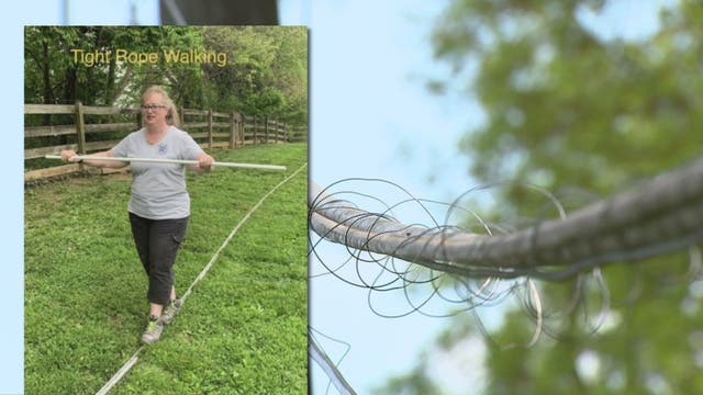 Northern Virginia woman bombards internet company with memes hoping to have down cable removed from yard
