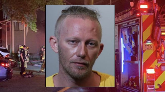 Police: Woman in critical condition after attack, apartment on fire