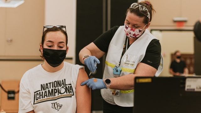 UCF begins COVID-19 vaccinations for students