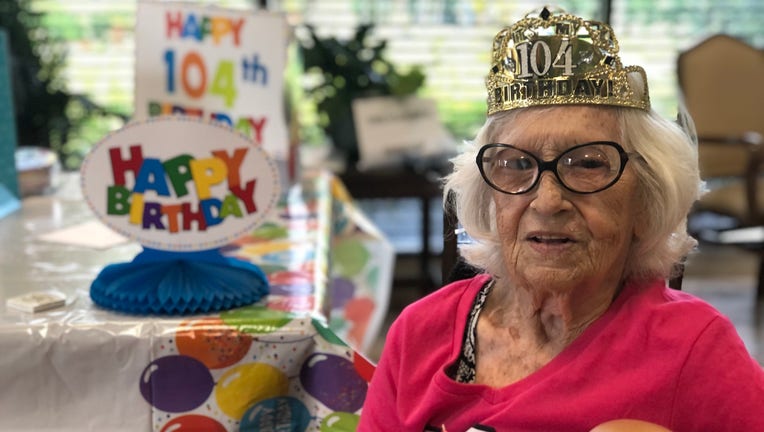 104 year old birthday florida nursing home