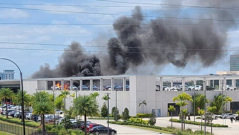 lexus dealership orlando fire