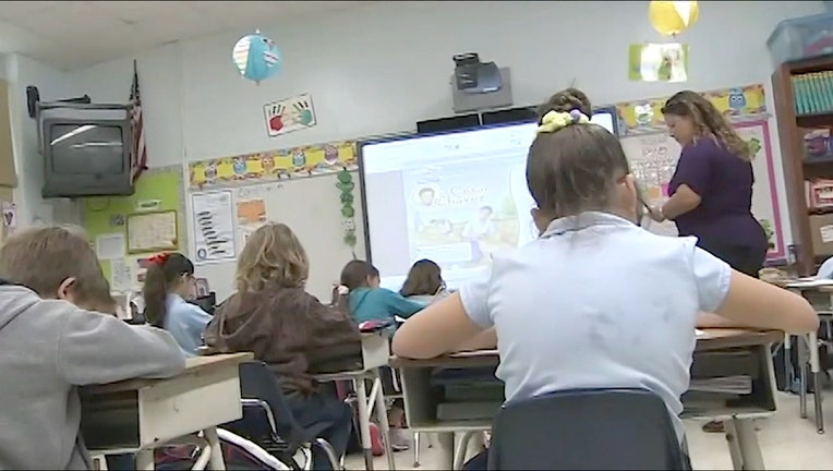 students in classroom