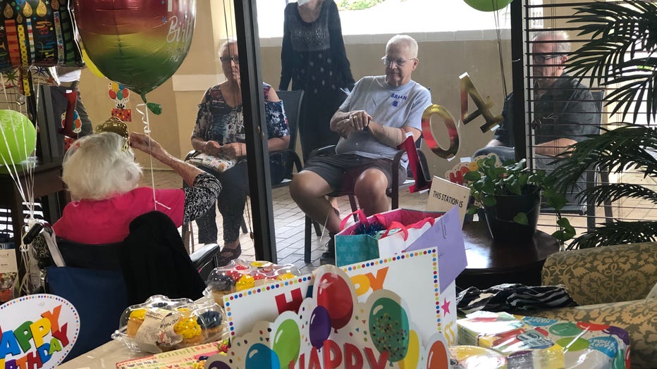 104 year old birthday florida nursing home