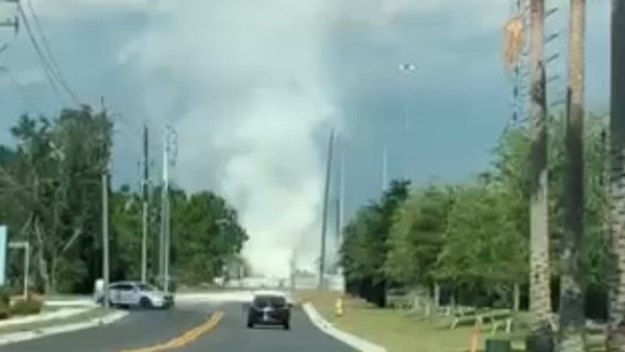 Video shows massive, sky high dust devil moving across Central Florida