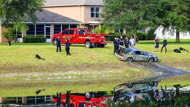 Drone pilot spots submerged car with body possibly tied to 2009 missing person case