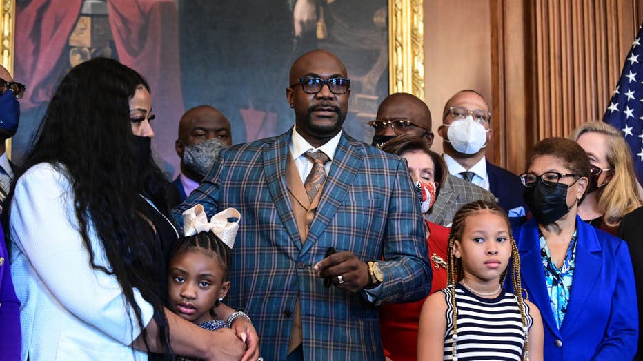 The Family Of George Floyd Visits Leaders In Washington DC