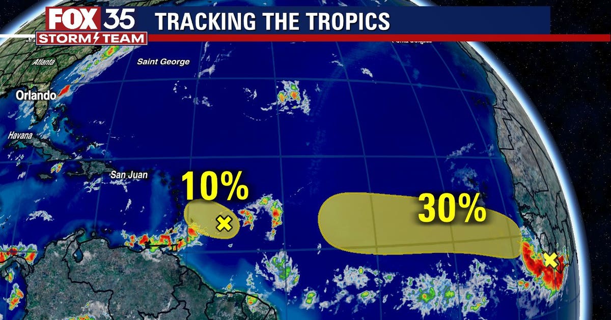 Tropical wave shows potential for development, forecasters say | FOX 35 ...