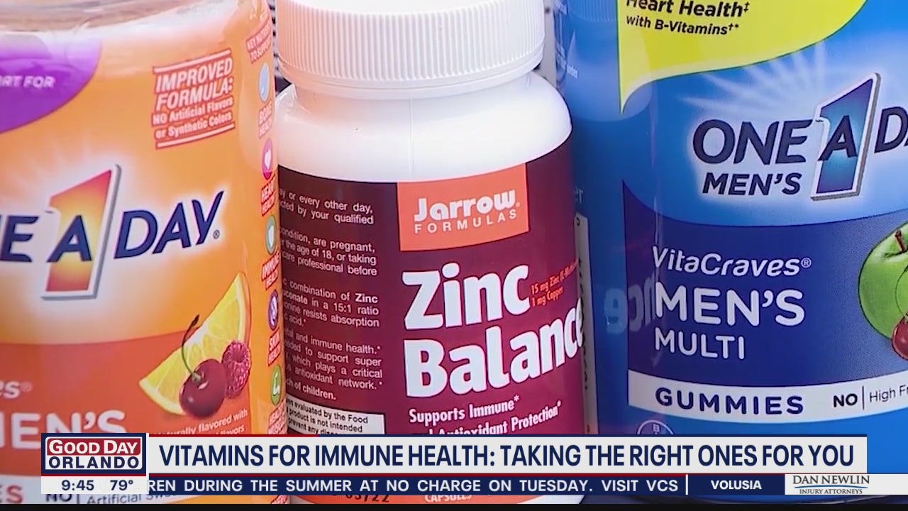 Vitamins for immune health Taking the right ones for you