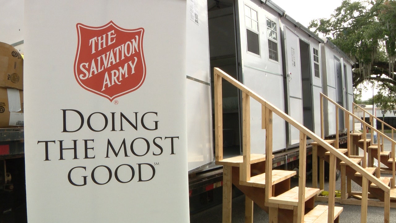 The Salvation Army raising money for portable shelters