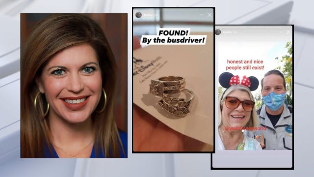 Disney bus driver credited with finding precious missing rings