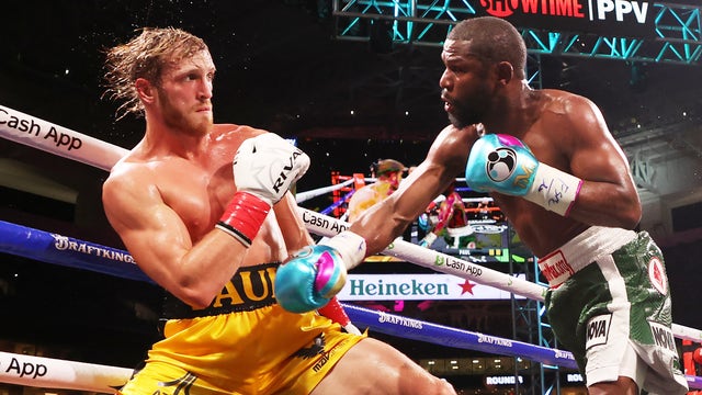 Logan Paul lasts the distance against Floyd Mayweather in exhibition
