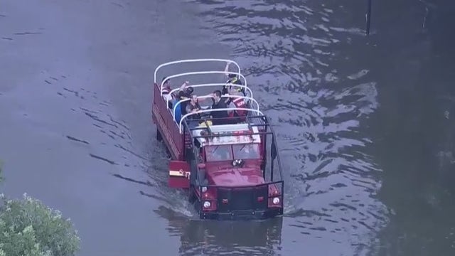 Seminole County practicing flood rescue techniques for hurricane season