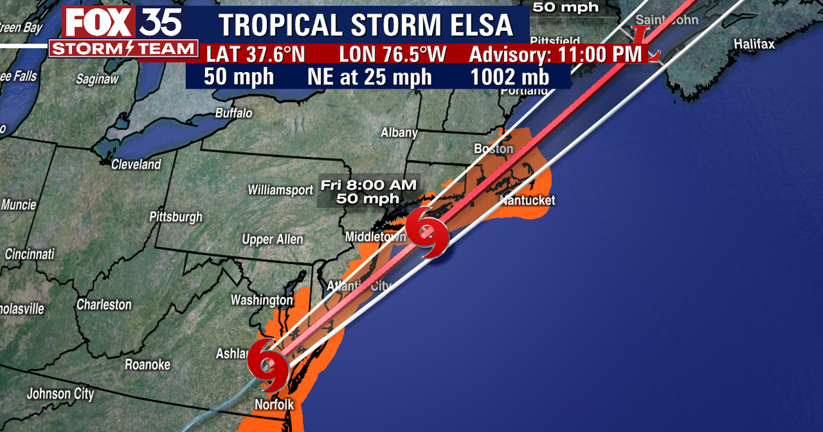 Tropical Storm Elsa pounds East Coast after killing 1 in Florida | FOX ...