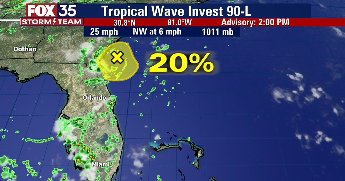 Low-pressure system off Florida coast lifts north | FOX 35 Orlando