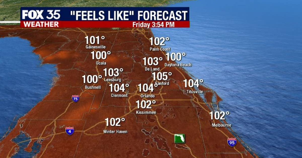 High heat and lower rain chances heading into the weekend | FOX 35 Orlando