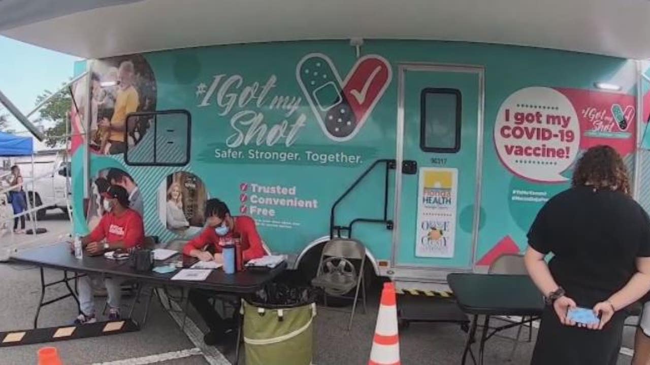 Mobile sites see many people changing their mind about getting vaccinated - Vimarsana News