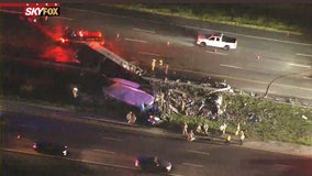 Crash involving semi truck causes major delays on I-4 in Lake Mary