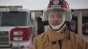 Air Force firefighter saves family and their horse from burning truck