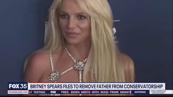 Britney Spears files to remove father from conservatorship