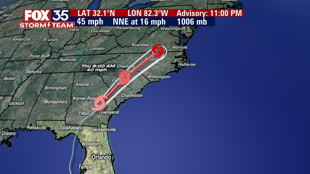 Tropical storm warnings issued for mid-Atlantic states as Elsa races north