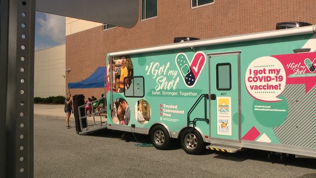 Orange County’s mobile vaccine clinic on the move as cases surge