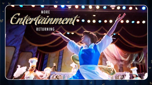 More entertainment, live stage shows returning to Disney World