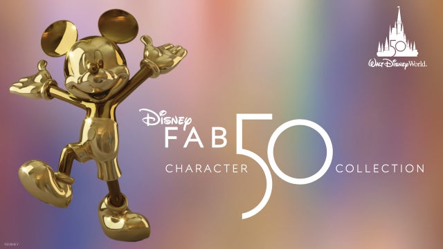 Disney World reveals first of 'Fab 50' statues for 50th anniversary
