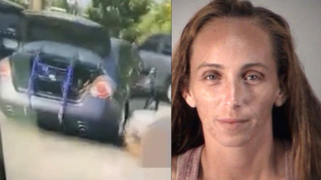 Video shows woman fleeing after stealing Gucci sandals from waterpark, deputies say