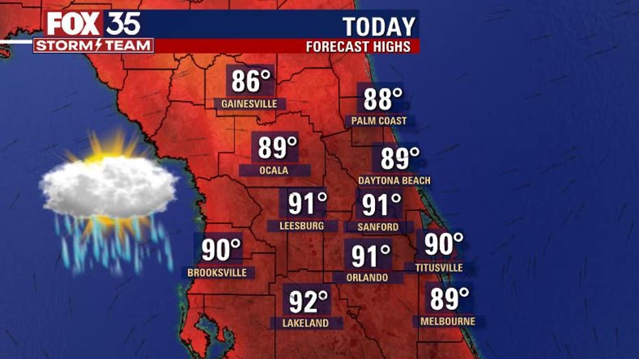 Heat And Storms To Rule The Weekend In Central Florida | FOX 35 Orlando