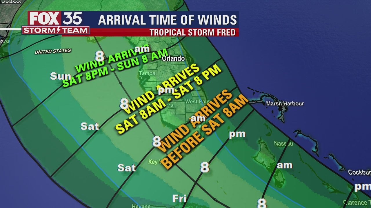 TIMELINE: When Florida could feel impacts from Tropical Storm Fred - Vimarsana News