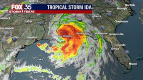 Ida weakens into tropical storm as it pushes through southern U.S.