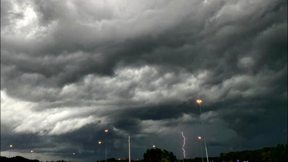 Central Florida could see downpours, lightning, gusty winds on Sunday