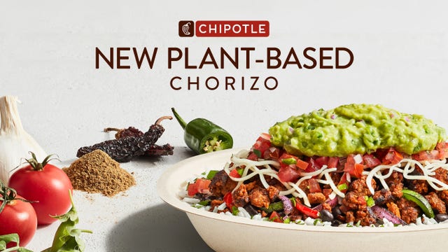 Chipotle testing plant-based chorizo at select locations