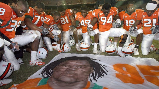 Arrest made 15 years after University of Miami player’s fatal shooting