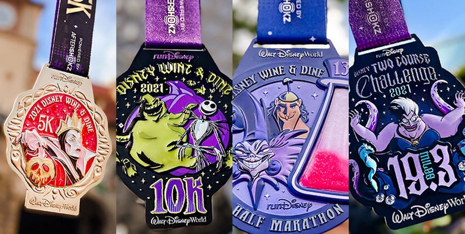 Medals revealed for upcoming Walt Disney World Marathon Weekend