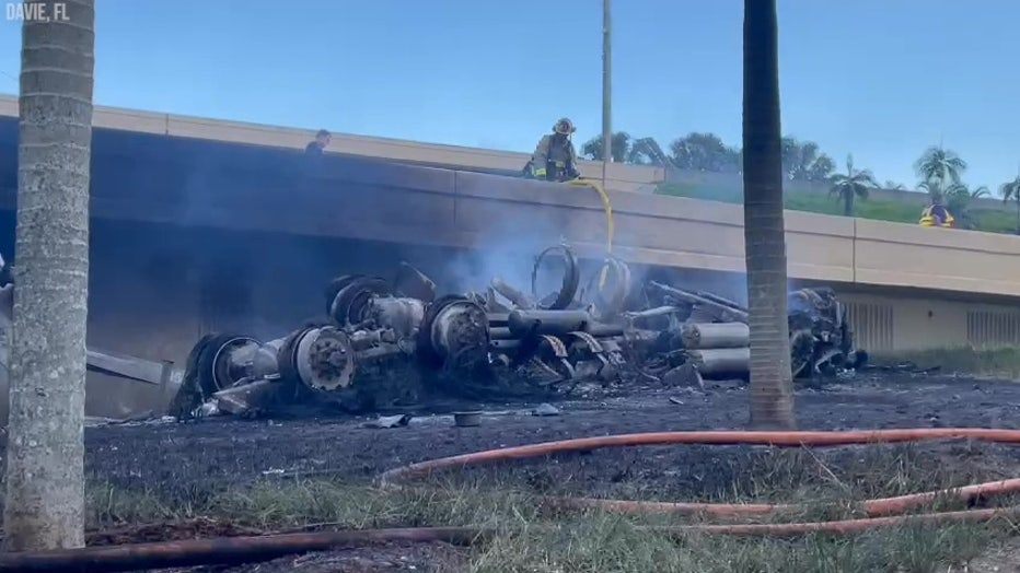 ft lauderdale fire rescue tanker truck explosion