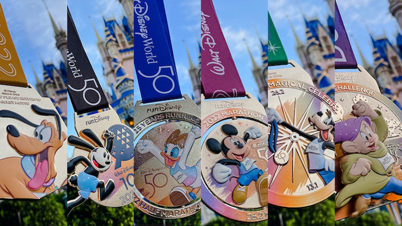 Medals revealed for upcoming Walt Disney World Marathon Weekend