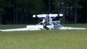 Small plane with 2 occupants lands in Port Orange field