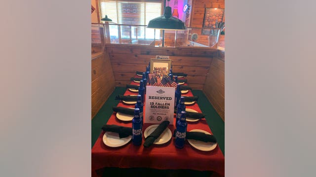 Florida police department pays tribute to 13 soldiers killed in Afghanistan bombing