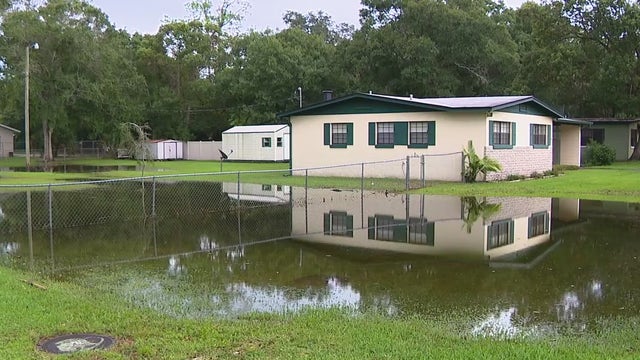 Heavy rain brings flooding woes for Sanford homeowners