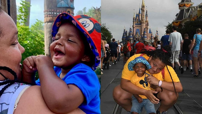 Disney world with a 6 store month old