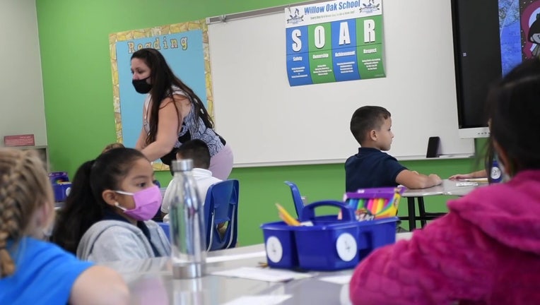 kids students masks polk schools class