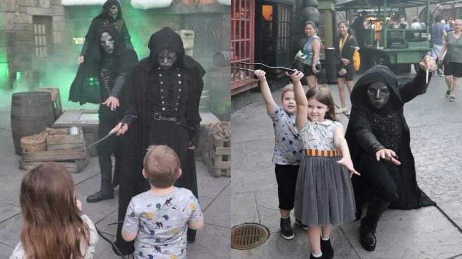 viral video harry potter dark arts universal orlando death eater